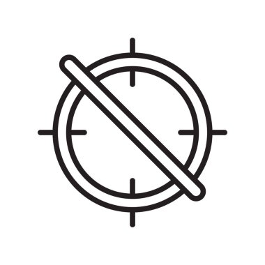 Yer simge vektör web ve mobil uygulaması tasarımı, logo kavramı yer için izole üzerinde beyaz arka plan