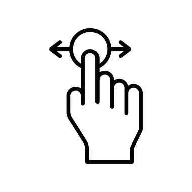 Simge vektör işareti ve beyaz arka plan üzerinde M izole sembol taşımak