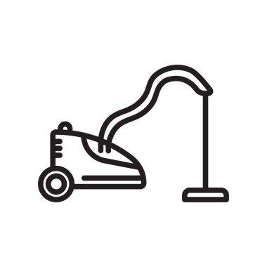 Vakum simge vektör web ve mobil uygulaması tasarımı, vakum logo kavramı için izole üzerinde beyaz arka plan