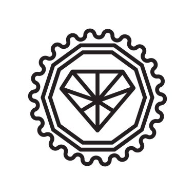 Web ve mobil uygulaması tasarım, değer logo kavramı için beyaz arka plan üzerinde izole değeri simge vektör