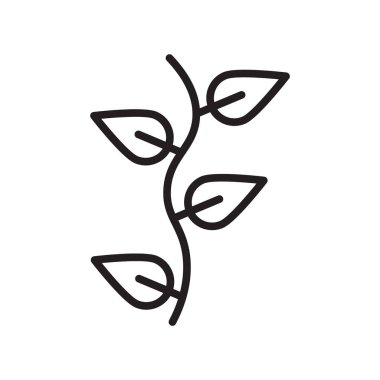 Web ve mobil uygulaması tasarımı, Perfoliate logo kavramı için beyaz arka plan üzerinde izole perfoliate simge vektör