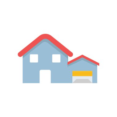 House simge vektör işareti ve beyaz arka plan üzerinde izole sembolü, 