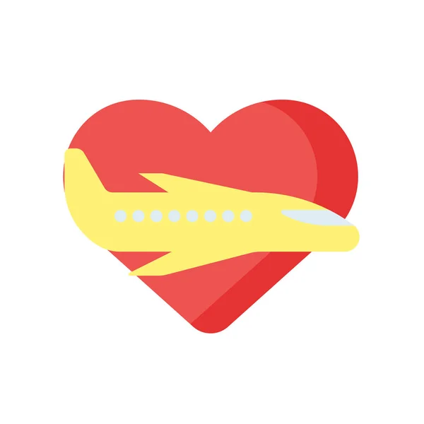 Honeymoon Icon Vektorzeichen und Symbol isoliert auf weißem Hintergrund — Stockvektor