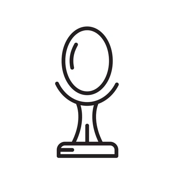 Вектор Значка Яйця Ізольовано Білому Тлі Вашого Дизайну Веб Мобільних — стоковий вектор