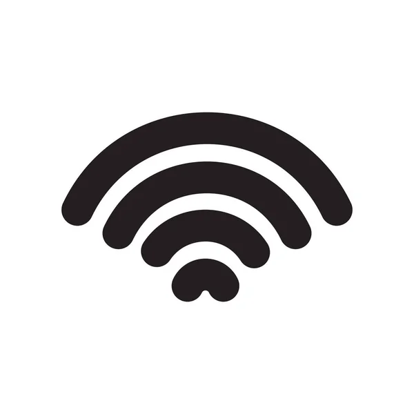 Vector Iconos Wifi Aislado Sobre Fondo Blanco Para Diseño Web — Vector de stock