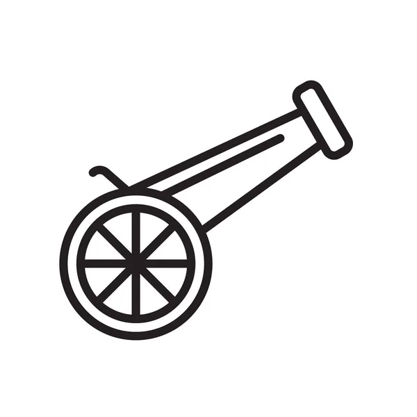 Canon pictogram vector teken en geïsoleerd op een witte achtergrond, Canon logo concept, overzichtssymbool, lineaire teken symbool — Stockvector