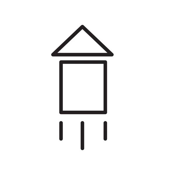 矢印アイコン ベクトル記号と矢印のロゴのコンセプトを白い背景で隔離のシンボルを — ストックベクタ