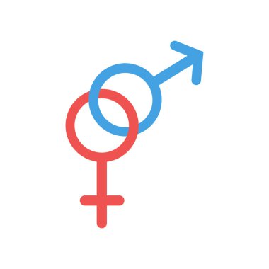 Eşitlik simgesi vektör işareti ve üzerinde beyaz adam izole sembolü