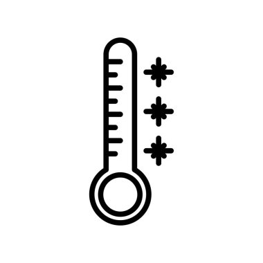 Sıcaklık simge vektör işareti ve beyaz arka plan üzerinde sıcaklık logo kavramı izole sembolü
