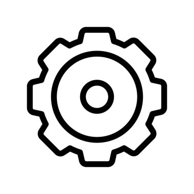 Tercihler simge vektör işareti ve üzerinde beyaz backgr izole sembolü