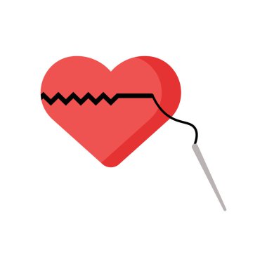Kalp simge vektör işareti ve beyaz arka plan üzerinde izole sembolü, 