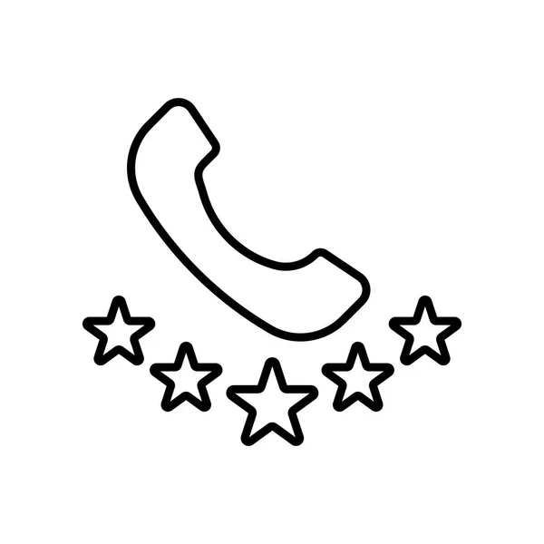 Знак вектора рейтинга и символ на белом фоне, концепция логотипа рейтинга — стоковый вектор