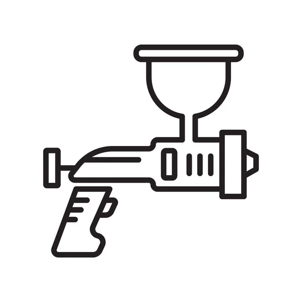 Spray Verf Pictogram Vector Geïsoleerd Een Witte Achtergrond Voor Web — Stockvector