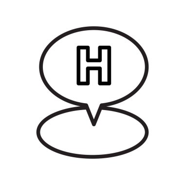 Web ve mobil uygulaması tasarımı, yer tutucu logo kavramı için beyaz arka plan üzerinde izole yer tutucu simge vektör