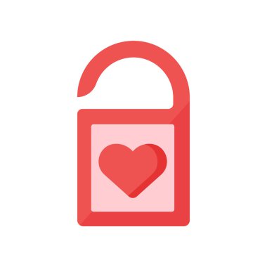 Web ve mobil uygulaması tasarım için beyaz arka plan üzerinde izole simge vektör rahatsız değil, logo kavramı rahatsız değil