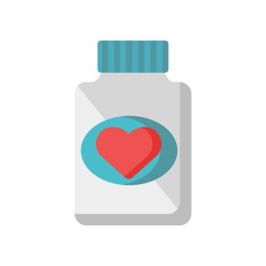 Web ve mobil uygulaması tasarım, tedavi logo kavramı için beyaz arka plan üzerinde izole simge vektör tedavi