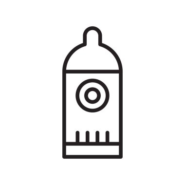 Web ve mobil uygulaması tasarımı, hidrant logo kavramı için beyaz arka plan üzerinde izole hidrant simge vektör