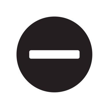 Simge durumuna küçült simge vektör web ve mobil uygulaması tasarımı, simge durumuna küçült logo kavramı için beyaz arka plan üzerinde izole