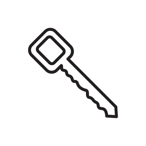 Ikona Klíče Vektor Izolovaných Bílém Pozadí Pro Váš Web Mobilní — Stockový vektor