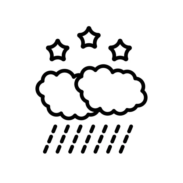 Icona Stars segno vettoriale e simbolo isolato su sfondo bianco, concetto logo Stars — Vettoriale Stock