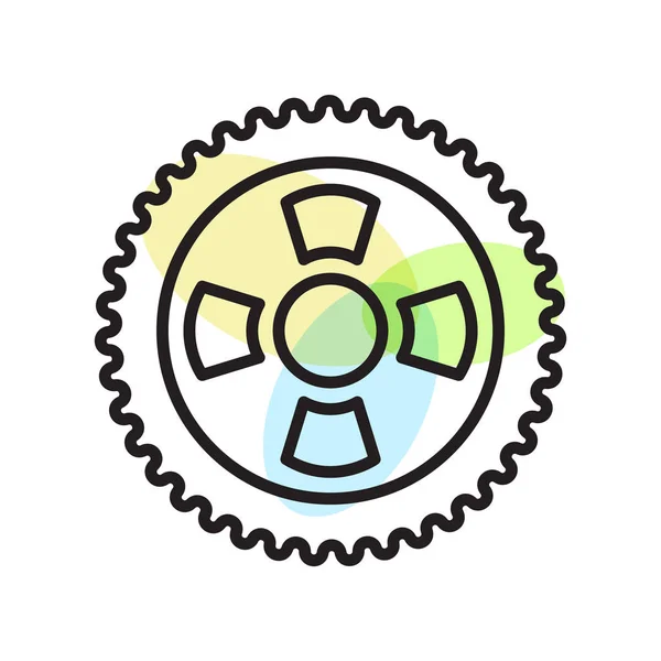 Tire pictogram vector teken en geïsoleerd op een witte achtergrond, T-symbool — Stockvector