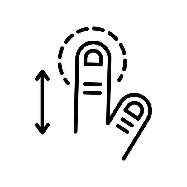 Tik pictogram vector teken en geïsoleerd op een witte achtergrond, Ta-symbool — Stockvector