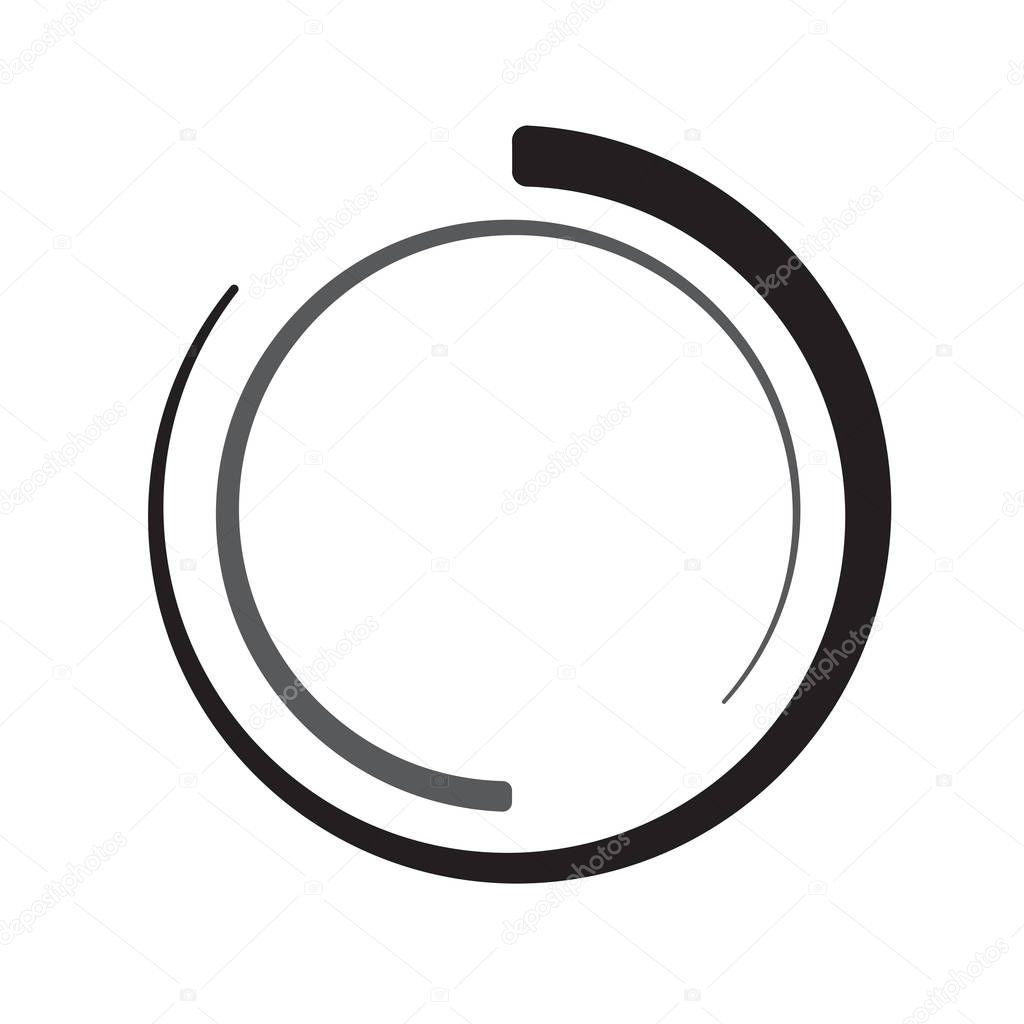 Loading icon vector isolated on white background for your web and mobile app design, Loading logo concept