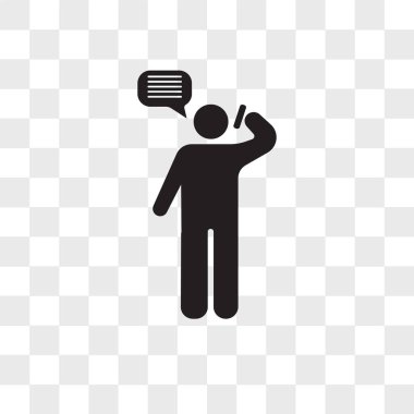 Saydam arka plan üzerinde telefon izole telefon vektör simgesi