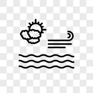 Saydam arka plan üzerinde sakin logosu d izole sakin vektör simgesi