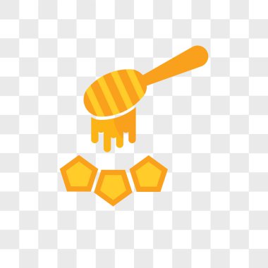 Saydam arka plan üzerinde tatlım logo izole tatlım vektör simgesi