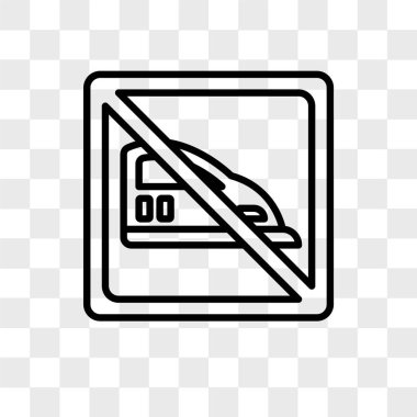 Saydam arka plan üzerinde hiçbir IR izole Ütü vektör simge yok