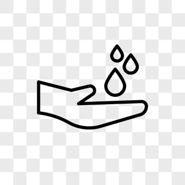 Saydam arka plan üzerinde Spa logo des izole spa vektör simgesi