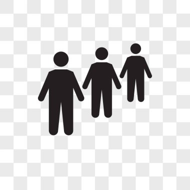 Saydam arka plan üzerinde satır logosu d izole satırı vektör simgesi