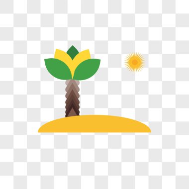 Saydam arka plan üzerinde ada lo izole ada vektör simgesi