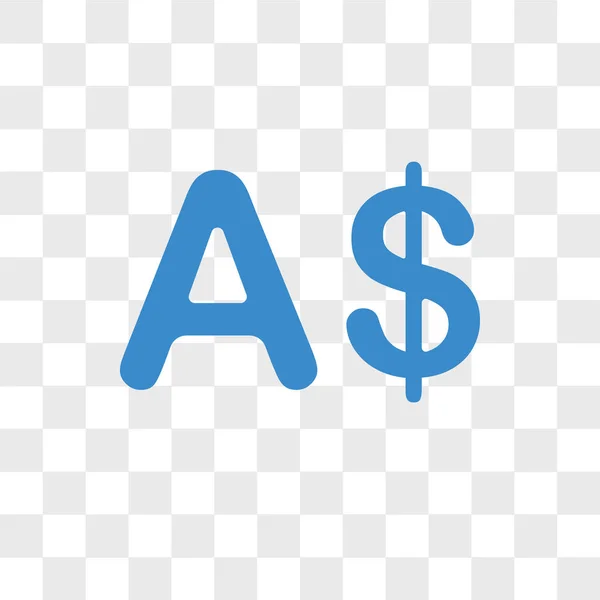 Valuta valuta vector pictogram geïsoleerd op transparante achtergrond — Stockvector