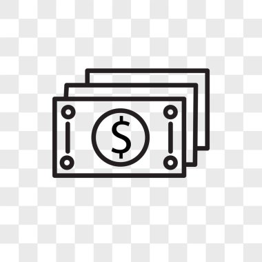 Notlar şeffaf arka plan üzerinde notlar logo izole simge vektör