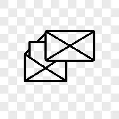 Saydam arka plan üzerinde harf logo tasarımı izole harfler vektör simgesi