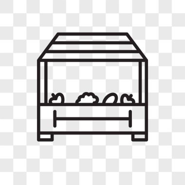 Saydam arka plan üzerinde mağaza logo izole mağaza vektör simgesi