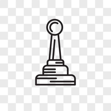 Saydam arka plan üzerinde Gearst izole butonlarının vektör simgesi