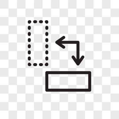 Saydam arka plan üzerinde Döndür lo izole vektör simge döndürmek