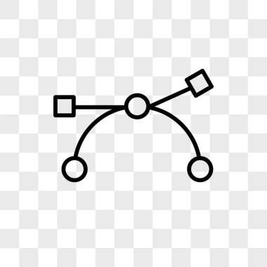 Saydam arka plan üzerinde çapa noktası logo tasarımı izole çapa noktası vektör simgesi