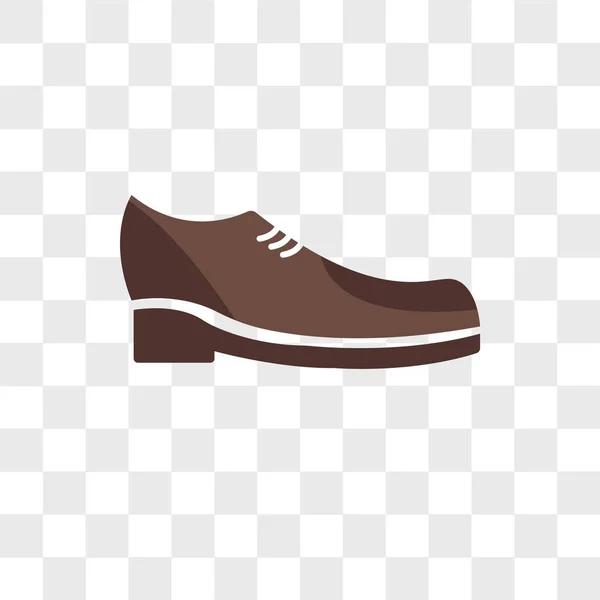 Saydam arka plan üzerinde ayakkabı logosu d izole Ayakkabı vektör simgesi — Stok Vektör