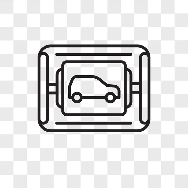 Scanner icona vettoriale isolata su sfondo trasparente, Scanner logo design — Vettoriale Stock