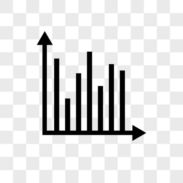 ไอคอนของเวกเตอร์ตารางบาร์ที่แยกจากพื้นหลังที่โปร่งใส, Bar ch — ภาพเวกเตอร์สต็อก