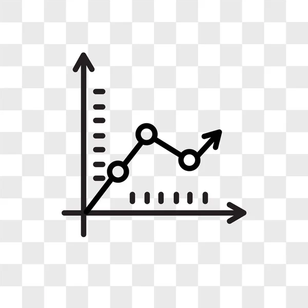 Icono de vector gráfico aislado sobre fondo transparente, logotipo gráfico — Archivo Imágenes Vectoriales