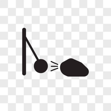 saydam arka plan üzerinde dayanıklı izole dayanıklı vektör simgesi 