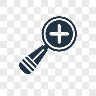 Zoom logo tasarımı vektör simgesi üzerinde şeffaf arka plan izole, Zoom