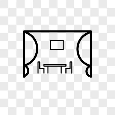 Saydam arka plan üzerinde mutfak izole mutfak vektör simgesi 