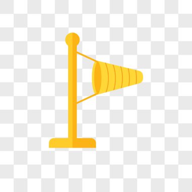 Saydam arka plan üzerinde rüzgarlı logo izole rüzgarlı vektör simgesi