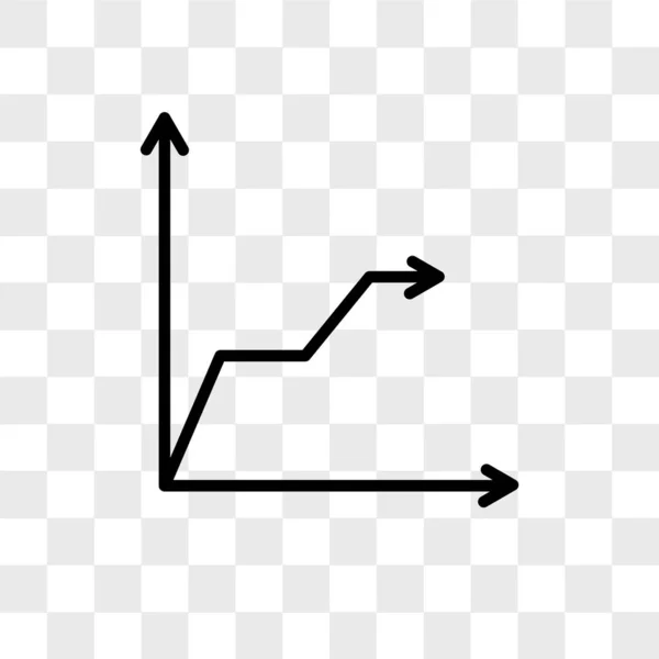 Ícone vetorial pirâmide triangular isolado em backgroun transparente — Vetor de Stock